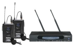 SET-7620LAV bežični dupli pilot mikrofon UHF